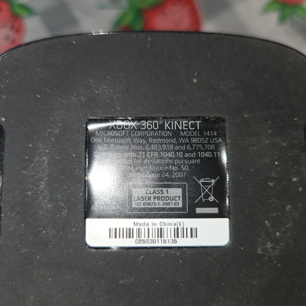 Official Tested Microsoft Kinect Sensor Bar for Xbox 360 1414 Camera Unit Only